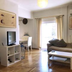 Quiet, central, on airport metro and bus line