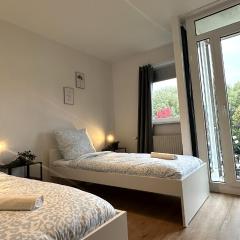 Business Apartment with Balcony