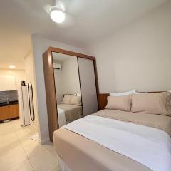 207 VENDAVAL - Flat 1 Quadra Praia do Forte com AC e Wifi