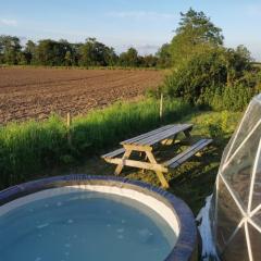 Dome One with Hot Tub, Lincoln, Projector, Firepit
