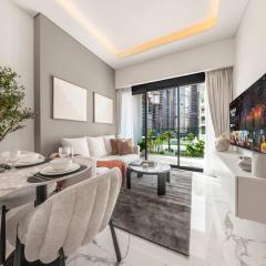 AirDXB - Mesmerizing 1BR in Meydan with Pool Views - Sleeps 4