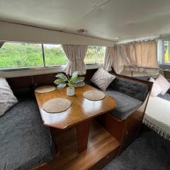 Beautiful boat in rural surroundings near Beverley