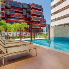 CA05 Excelente Flat a 220m do Salvador Shopping