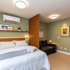 Studio Premium em Prédio com Piscina - BAT1814