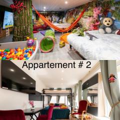 Bundle 2 Apparts, 12 person - Parking, station, beach