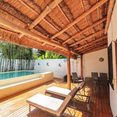 Casa alado de la playa