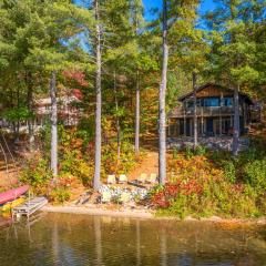 Deck and Fire Pit Beachfront Home in Gaylord!