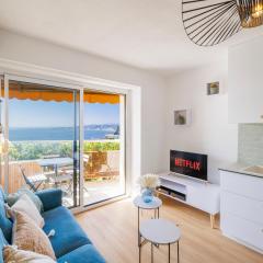 Nice Renting - CARNOT - Escape to French Riviera Terrace with Sea View