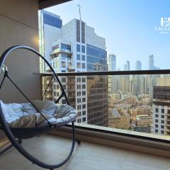 Spacious 1 Bed with Burj Khalifa View accommodates 3 or 4