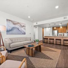 Modern Downtown 2BR 2BA Near Delta Center with Fire Pit BBQ and City Views