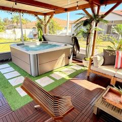 Spacious 5BR Private Home, Private Pool & Salt Water Spa, Minutes from Beaches