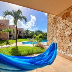 Joyol Ha 107, Lagoon view, 3-min walk to Beach