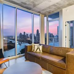2 Luxury Condos 1 Block from Rainey St New High Rise w Rooftop Pool Gym