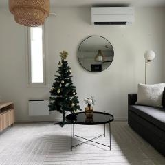 Apartment with sauna and backyard