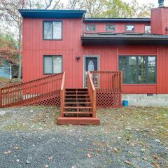 Fire Pit and Gas Grill Charming Poconos Abode!