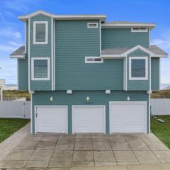 Oceanfront home with pool, large decks, fire pit and private walkover to the beach