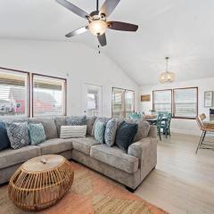 Cozy beach house with ocean views, fire pit and game room