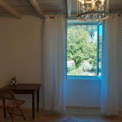 Chambre vue sur jardin