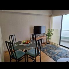One bedroom apartment , balcony and sea view