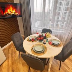 Brand new 2-room apartment in the very center of the city near Arbat