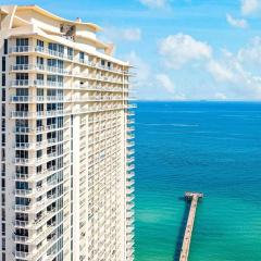 Luxurious 2BD Condo with Direct Ocean Views & Resort Pool in Sunny Isles