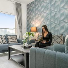 Charming 1BR with Balcony and City View in JVC