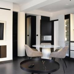 White and Black Cozy Suite in Aegina