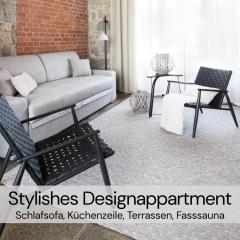 HexenburgbeiDresden Stylishes Designerappartement mit Schlafsofa, Terrasse - Nähe Sächsische Schweiz Dresden