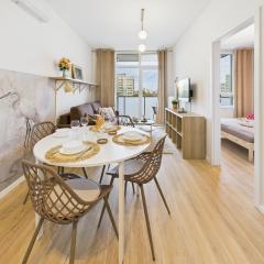 SuperApart Wysockiego with Air Conditioner - Near Metro Bródno