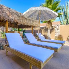 Boho 4BR Retreat with Heated Pool, Spa and Tiki Bar