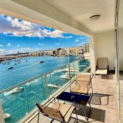 Sliema Seaview Apartment- Valletta Views - APT 8, 49 Tigne Point Mansions