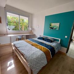 Nouméa F2 jardin et clim, proche plages