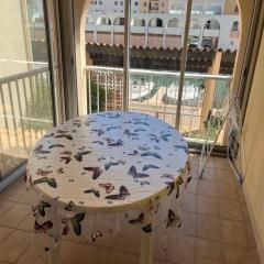 Wi Fi,vue marina ,parking ,plage à pied