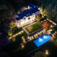 Lavish Boston Mansion Pool, Gardens, Games, Pond!