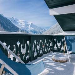 Beautiful apartment with superb view of Mont Blanc
