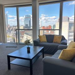 City Skyline Stay in Iconic Rotunda, 2Bedroom 2Bathroom Apartment