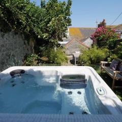 Waves End, St Ives, Hot tub and Parking