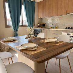 New cozy apartment with a swimming pool