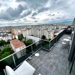 Skyline Penthouse Terasă Parcare 5 min de Centrul Clujului Self Check-in 24 7