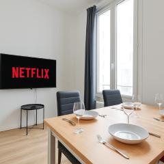 Eiffel Tower 2 Heart of Paris 1BR-4P with NetFlix