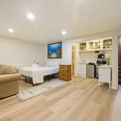 Private Spacious Full Bed Studio