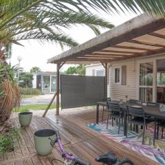 Mobil-home 6 pers avec piscine