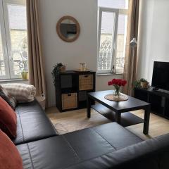 Bright apartment in the heart of Chimay, 40 m² with view