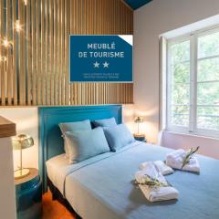 T2 Climatisé de charme, pour couple proche Arènes MaisonCarréeConciergerie