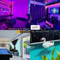 Dato Villa Luxury Homestay 12min to Jonker Street 26pax Private Pool Playground KTV BBQ