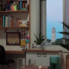 The Alexa tiny apartment city view for 3 guests