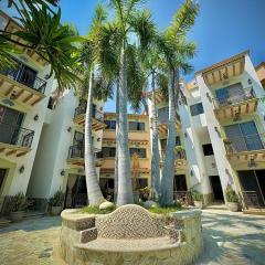 Penthouse en Huatulco con alberca, balcón, 5 min playa