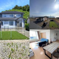 Private villa with a dog run and ocean view