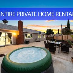 Entire Luxury 3-Bedroom House with Hot Tub, Garage, King Bed, Available Now