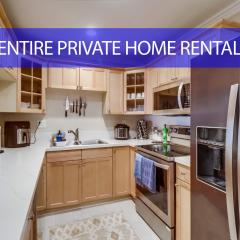 Entire Private 3-BR Family Home Free Pool, Tub and Parking, Available Now